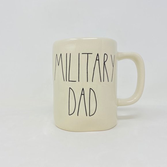 NEW Rae Dunn MILITARY MOM MILITARY DAD Mugs 2 Pack - Picture 4 of 6